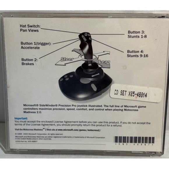 Motocross Madness 2 PC CD-ROM Game Microsoft SideWinder - Picture 2 of 3